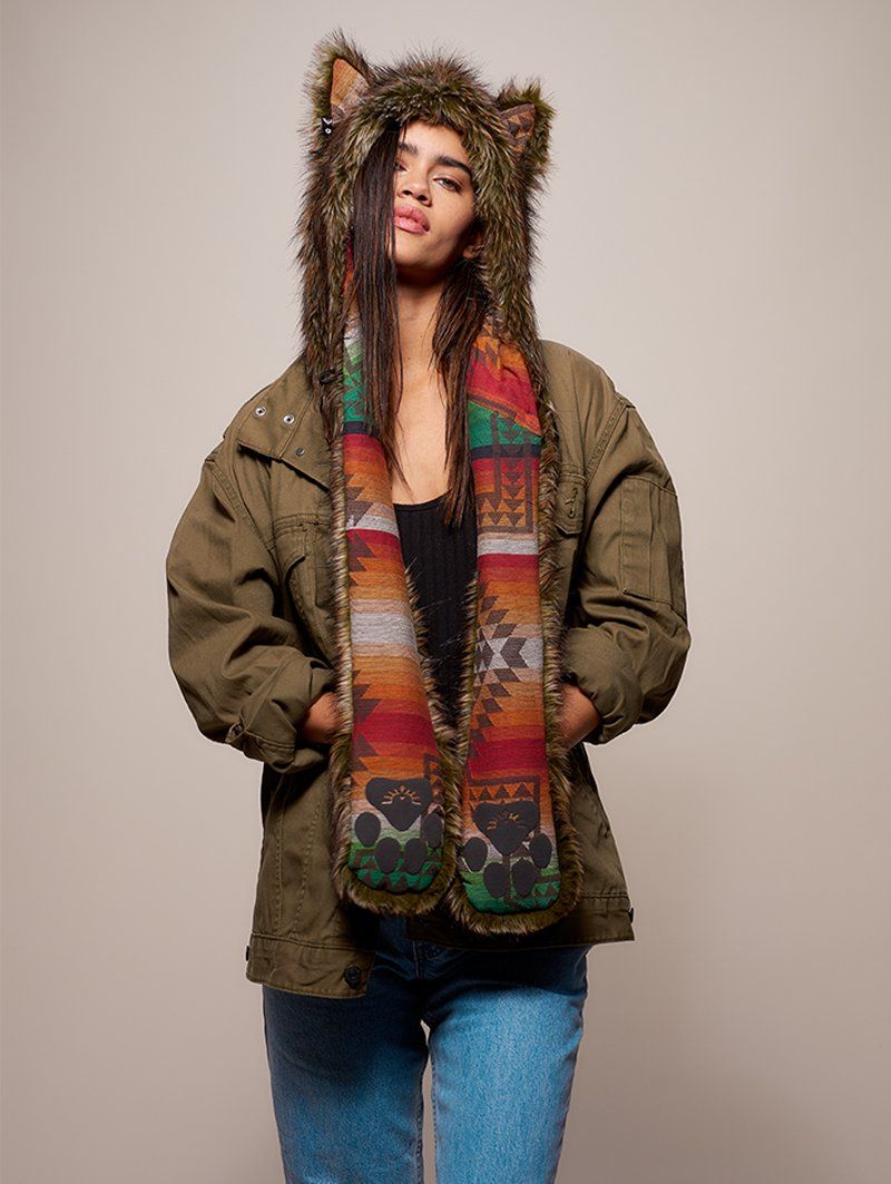 Collector Edition Forest Fox Italy Hooded Faux Fur