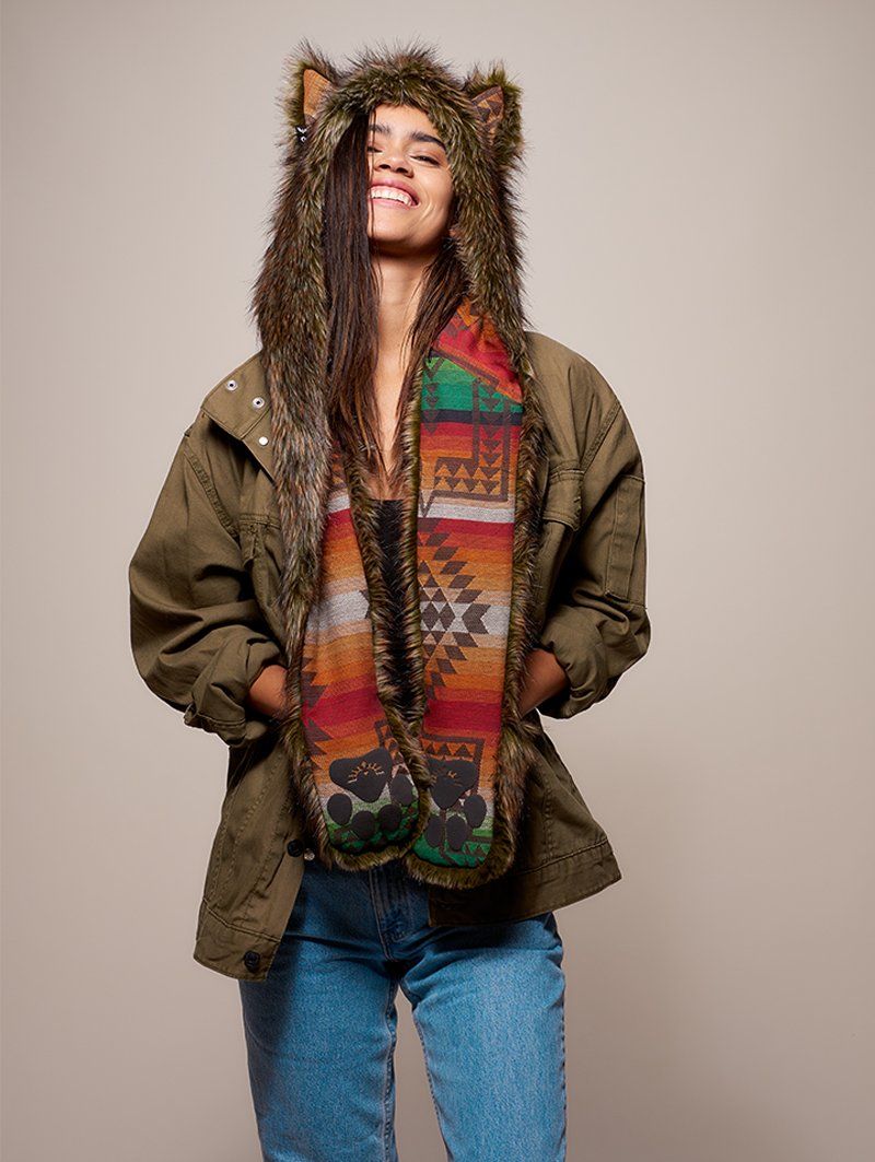 Brrown Forest Fox Italy SpiritHood on Female