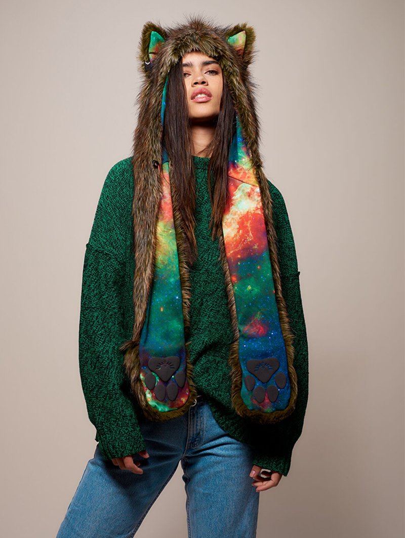 Brown Galaxy Forest Fox CE SpiritHood on Female
