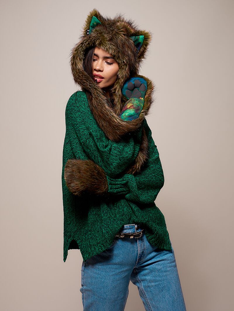 Female Wearing Galaxy Forest Fox CE SpiritHood 
