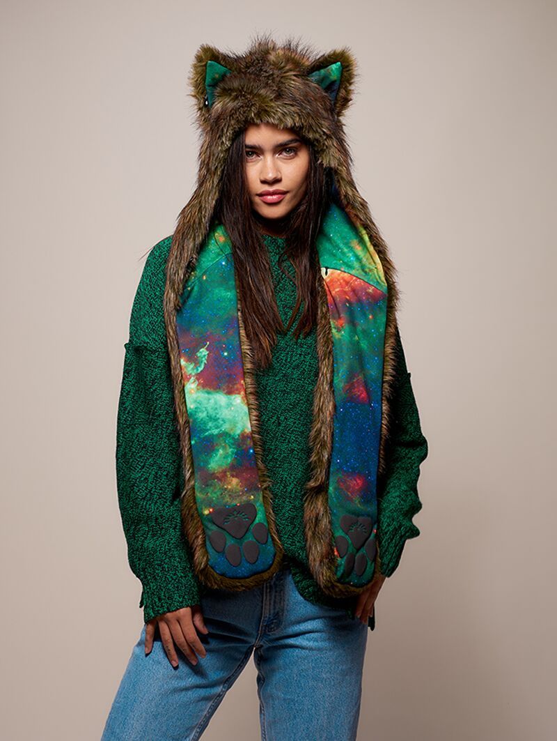 Brown Galaxy Forest Fox CE SpiritHood on Female