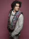 Man wearing Limited Edition Forest Fox Faux Fur SpiritHood, side view 4