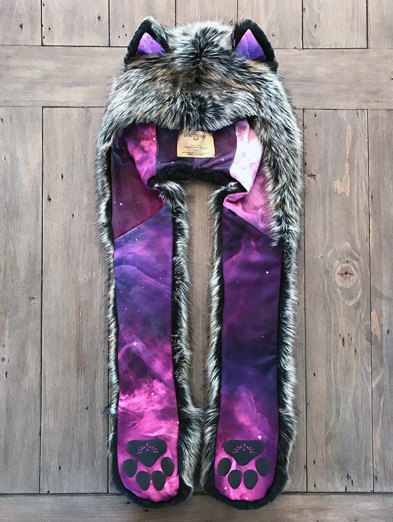 Direwolf Galaxy Collector Faux Fur SpiritHood