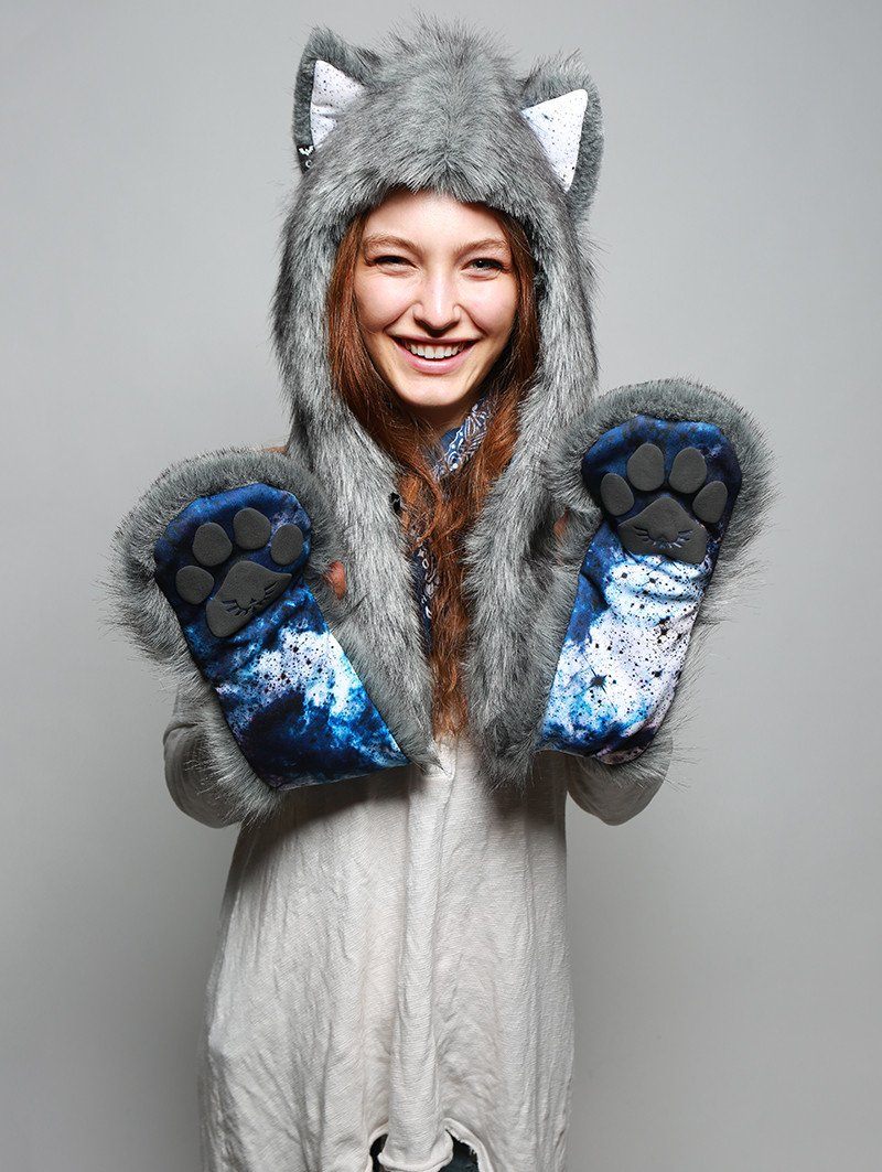 Frosted Inverse Galaxy Fox Collector Hooded Faux Fur