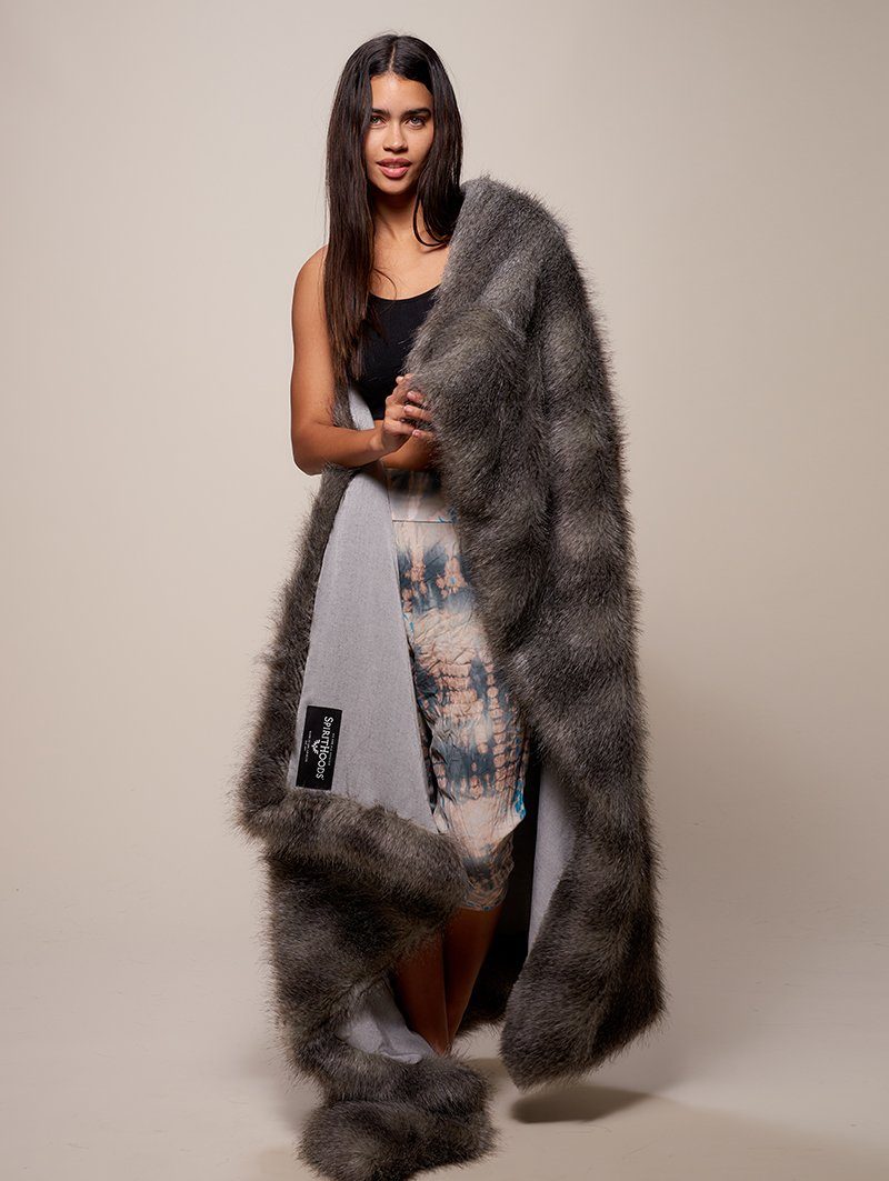 SpiritHoods Cape Fox Faux Fur Throw