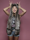 *Almost Purfect* Grey Wolf SpiritHood