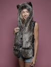 *Almost Purfect* Grey Wolf SpiritHood