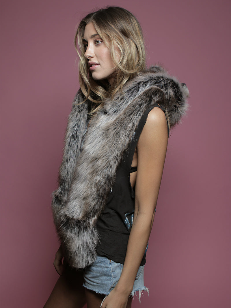 *Almost Purfect* Grey Wolf SpiritHood
