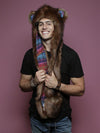 Man wearing Kamchatka Brown Bear GOA Collector SpiritHood, front view