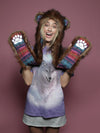 Female Wearing Kamchatka Brown Bear GOA SpiritHood 