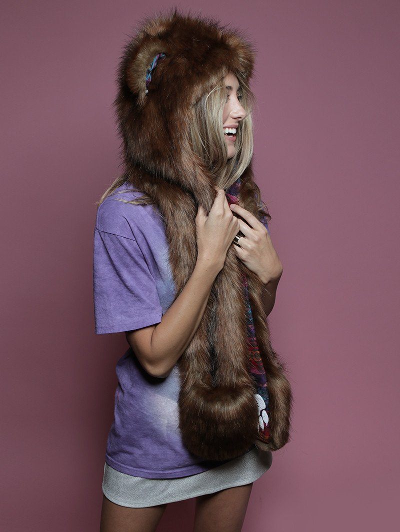 Kamchatka Brown Bear GOA Collector SpiritHood on Female Model
