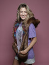 Exterior and Interior View of Kamchatka Brown Bear GOA Collector SpiritHood