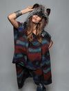 Cape with Moon Design + Grey Wolf 1/2 Hood Bundle