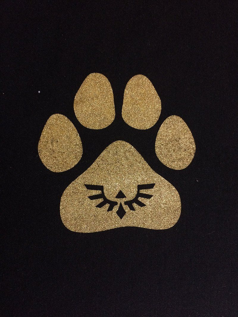 Custom Logo on the Paw of Kids Leopard Faux Fur SpiritHood 