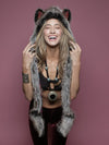 Grey Wolf GOA Faux Fur with Hood