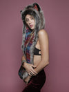 Female Wearing Grey Wolf GOA SpiritHood 