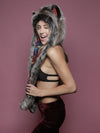 Grey Wolf GOA Faux Fur with Hood on Female