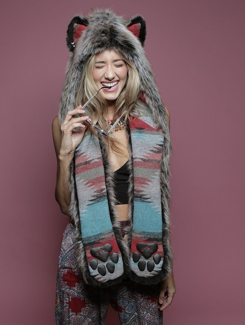 Grey Wolf Italy CE Spirithood - Timeless Canine Beauty - SpiritHoods