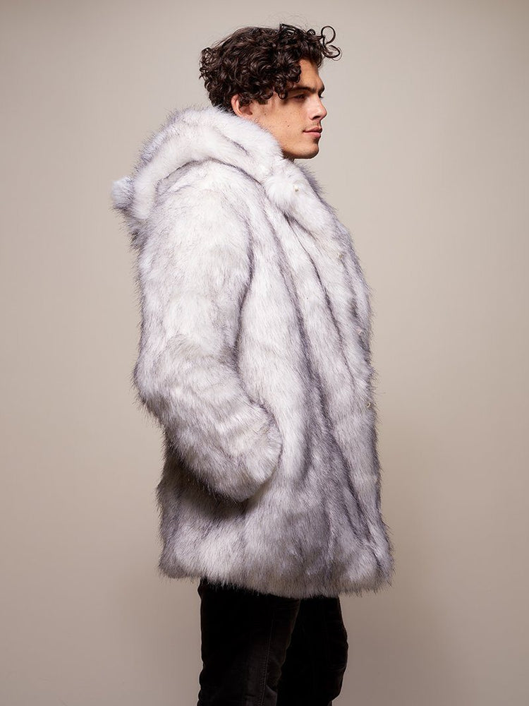 Limited Edition Husky Faux Fur Coat - Unleash Arctic Elegance - SpiritHoods