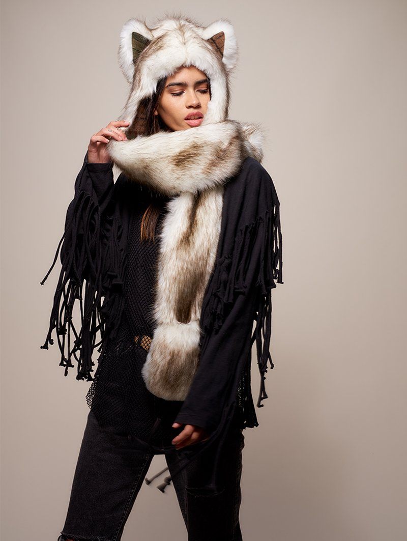 Brown Husky Collector Edition SpiritHood on Female