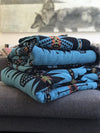 Grey Wolf Small Faux Fur Throw 