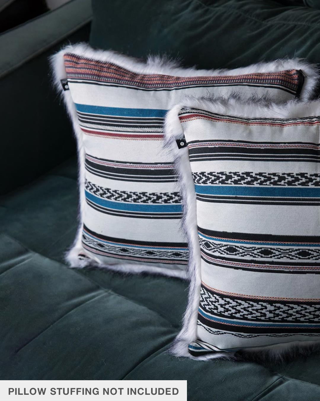 Husky Baja Faux Fur Pillow Covers  |  Set of 2