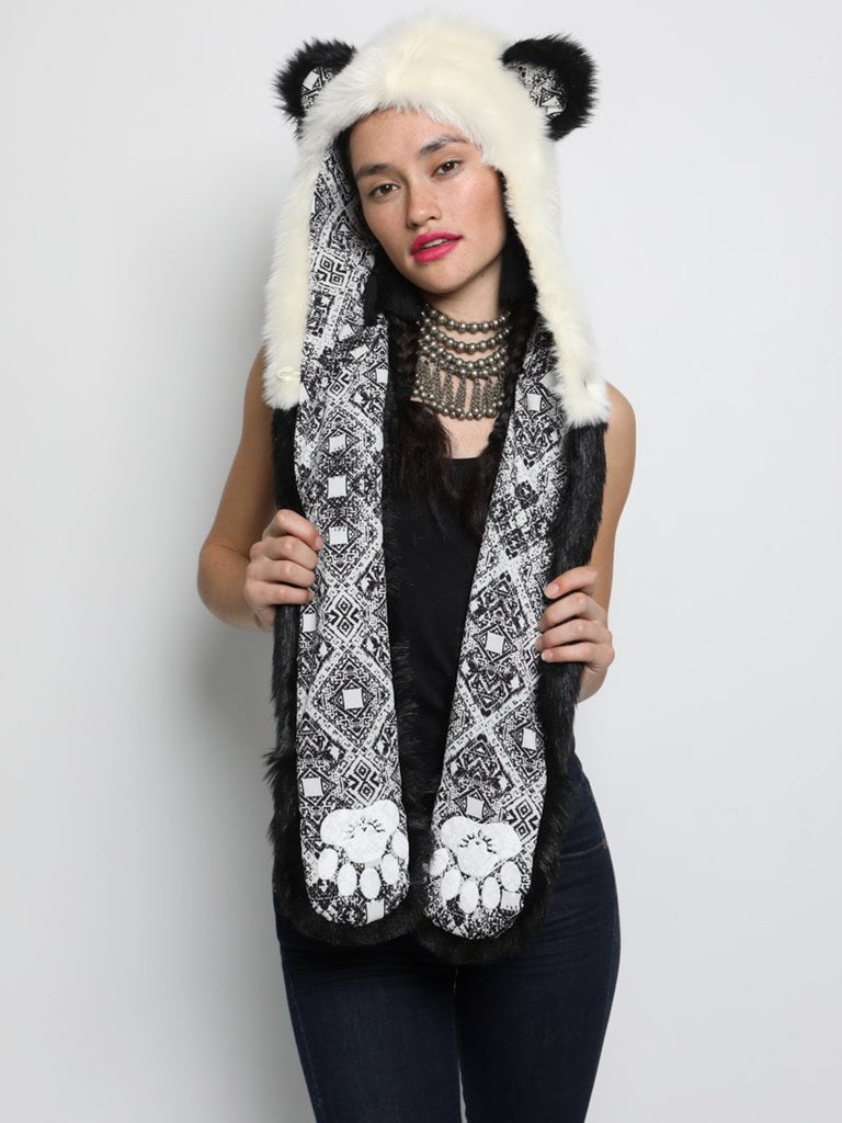 Hooded Faux Fur with Panda Collector Edition Design