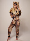 Liger Faux Fur Velvet Onesie with Hood