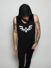 Man wearing Hooded Phoenix SpiritHood Tank, front view 2