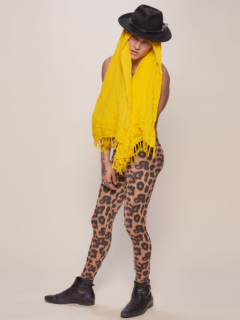 Sleek Style: Limited Edition Jaguar Velvet Leggings at SpiritHoods`