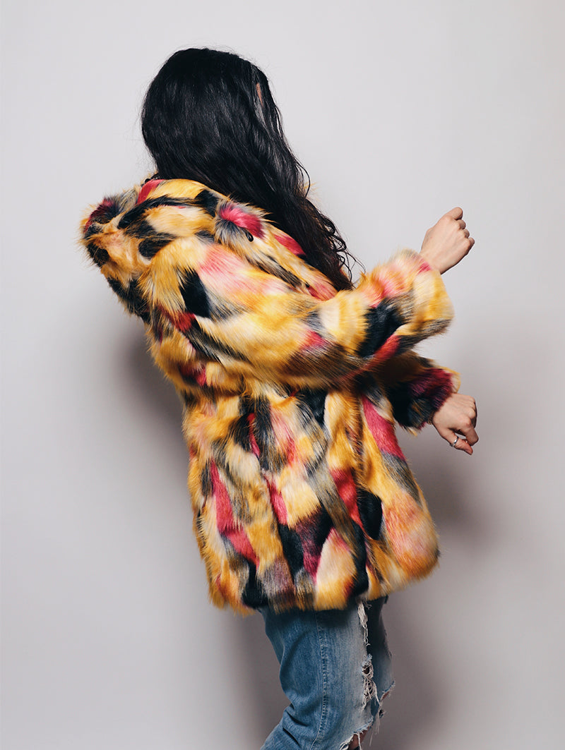 Limited Edition Monarch Butterfly Faux Fur Coat - SpiritHoods