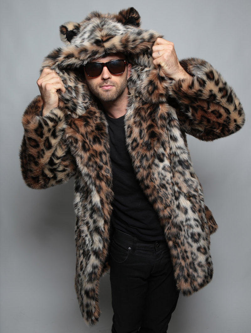Classic Leopard Faux Fur Coat