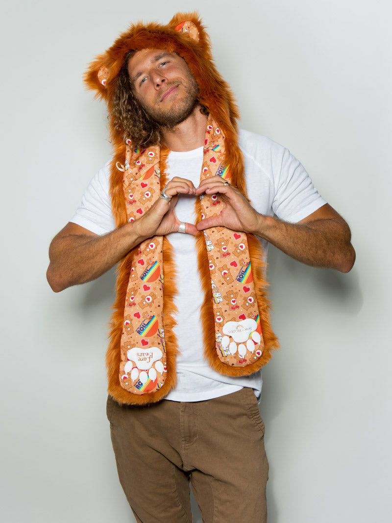Brown and Red Tenderheart Bear Collector Edition SpiritHood on Male