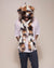Man wearing Manx Cat Collector Edition Faux Fur Hood, front view 1