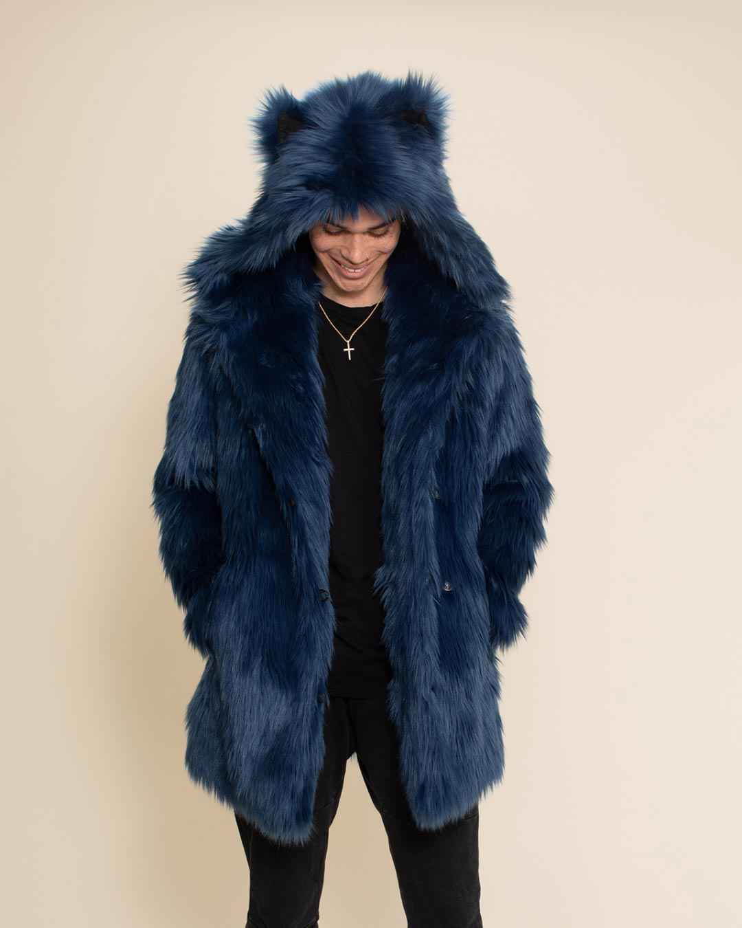 Water Wolf Classic Faux Fur Coat | Men's