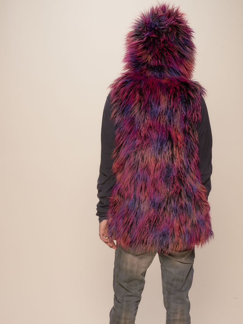 Midnight Alpaca Faux Fur Vest - SpiritHoods