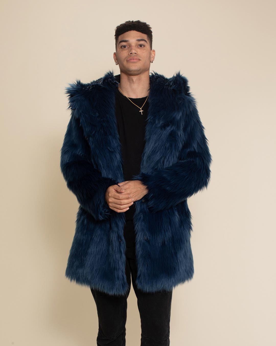 Water Wolf Classic Faux Fur Coat | Men&#39;s