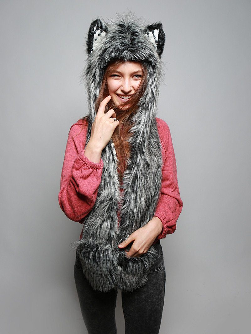 Mystic Wolf Collector Hooded Faux Fur