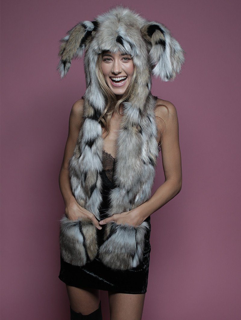 Grey Naughty Rabbit CE SpiritHood on Female