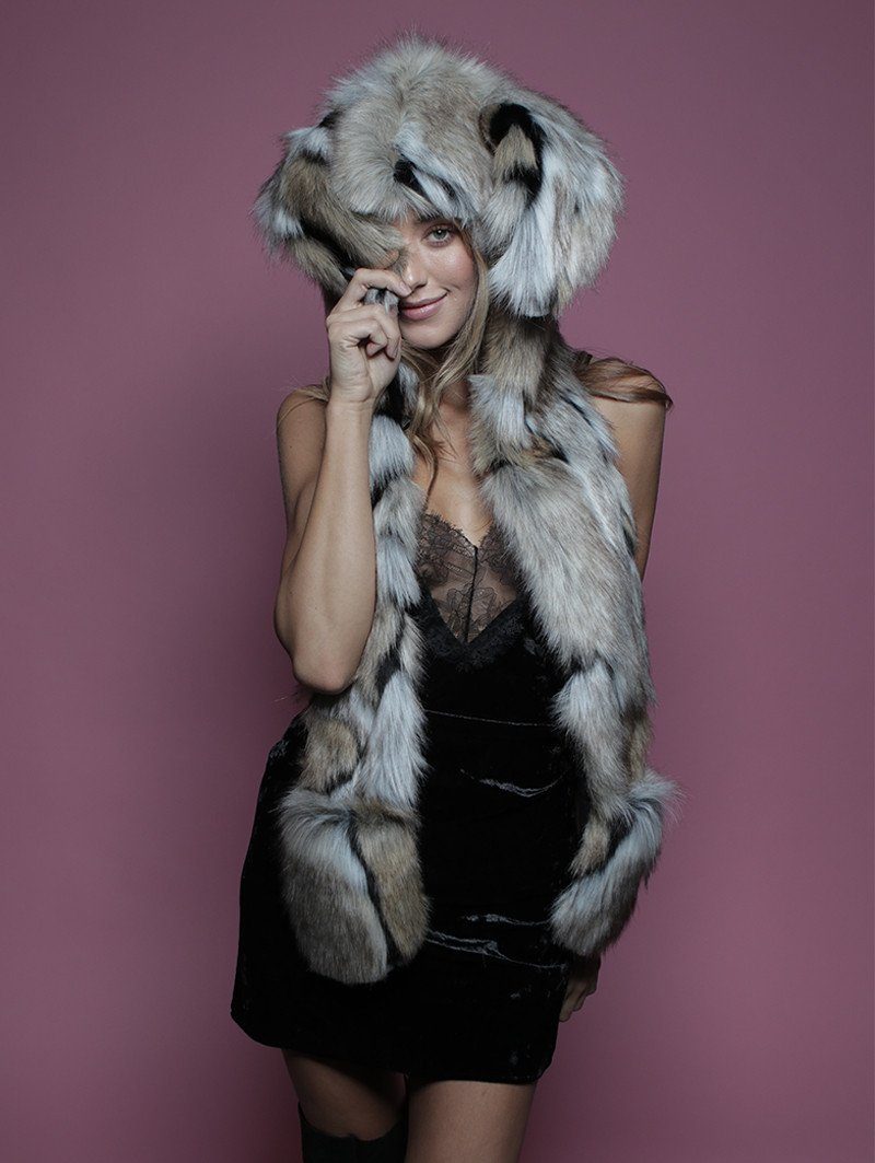 Naughty Rabbit CE Hooded Faux Fur