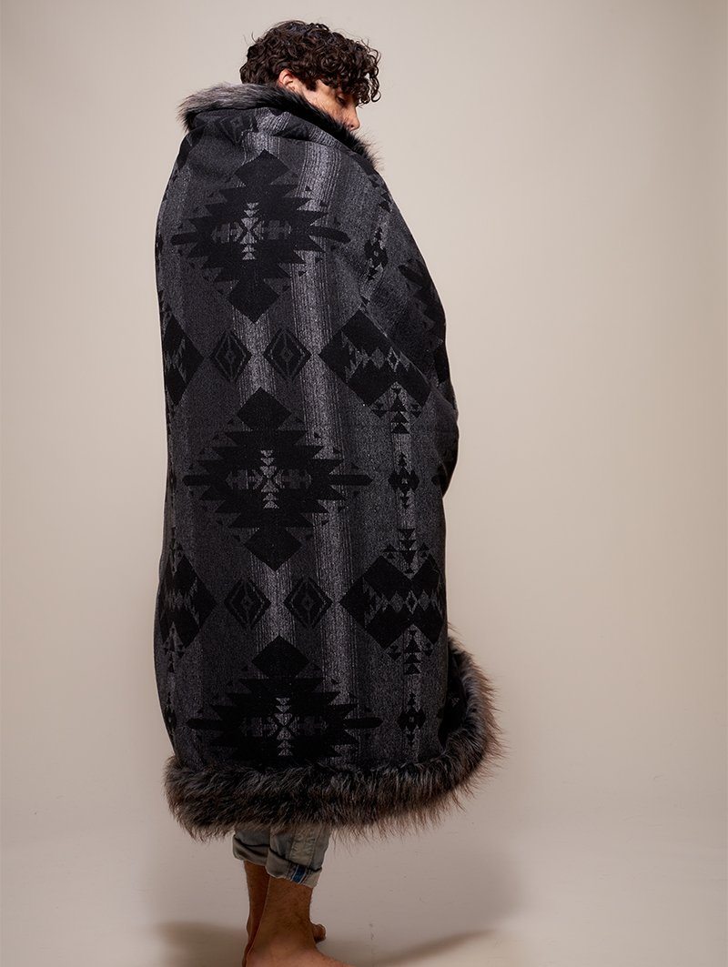 Night Fox Faux Fur Throw Blanket