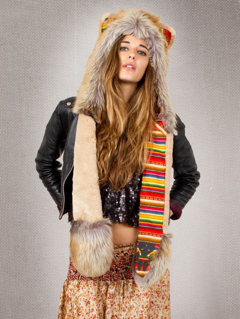 Lion SpiritHood on Woman