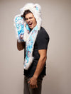 Man wearing Limited Edition Polar Bear SpiritHood, side view 1