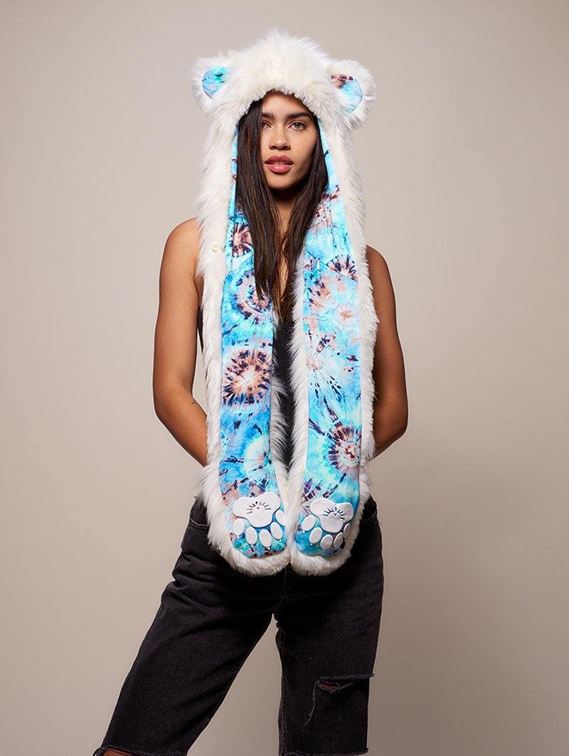 White Limited Edition Polar Bear SpiritHood on Female