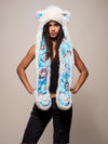 Exterior and Interior View of Limited Edition Polar Bear SpiritHood 