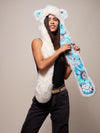 Hooded Faux Fur with Limited Edition Polar Bear Design