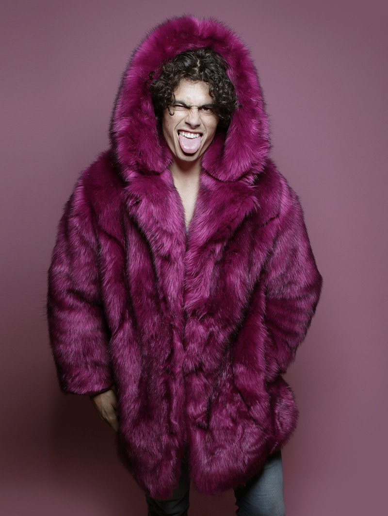 Fur coat in summer hotsell