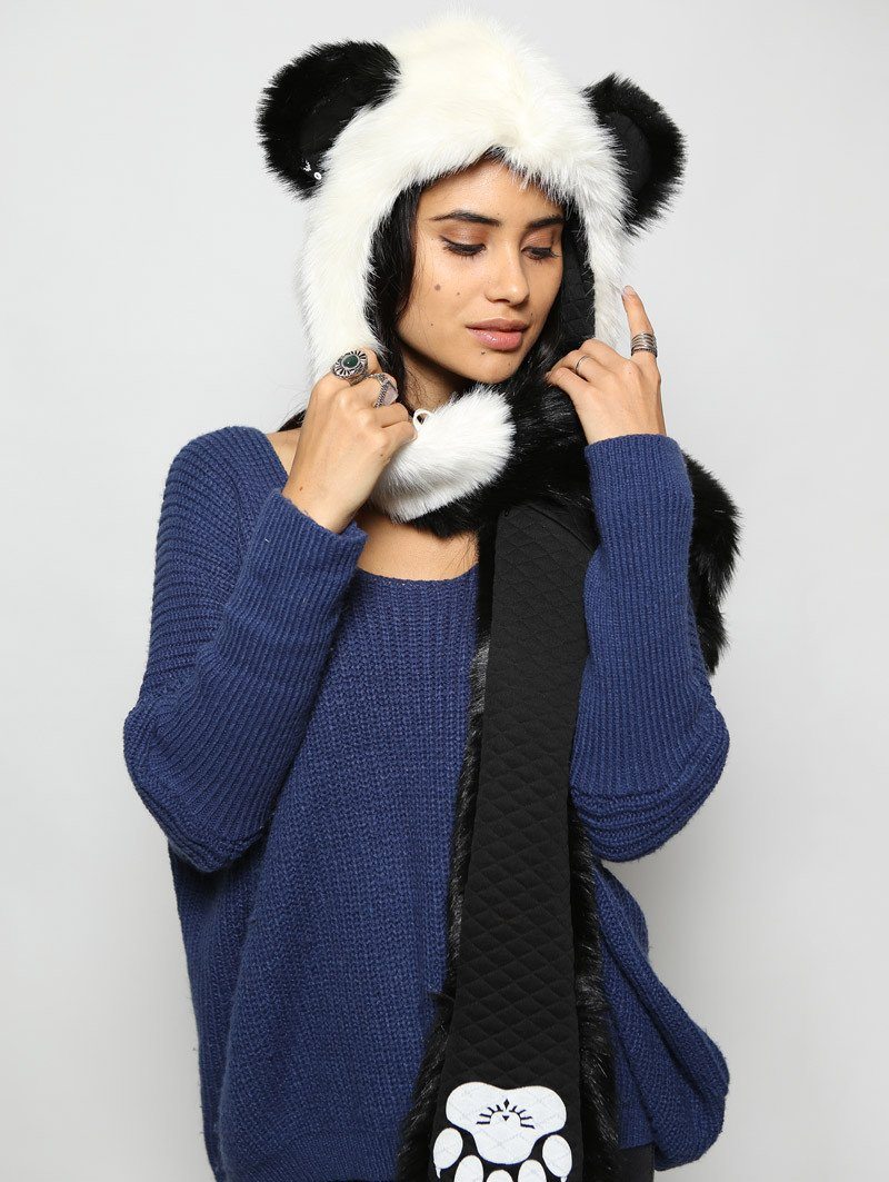 Panda Bear SpiritHood on Female Model