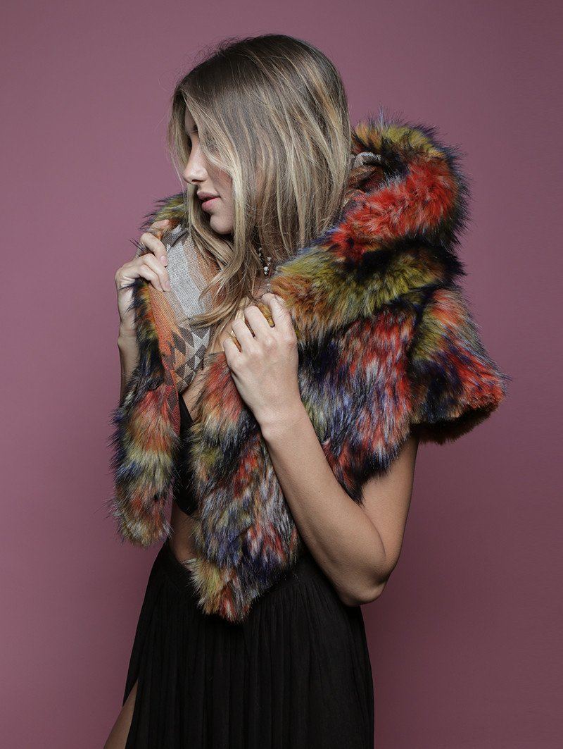 Parrot Shawl Collector Edition with Hood