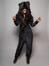 SpiritHoods Black Panther Faux Fur Velvet Onesie - SpiritHoods